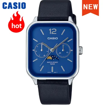 Casio watch meeste top brändi äri-mood uus kuu faas väike ruut quartz watch MTP-M305 relogio masculino