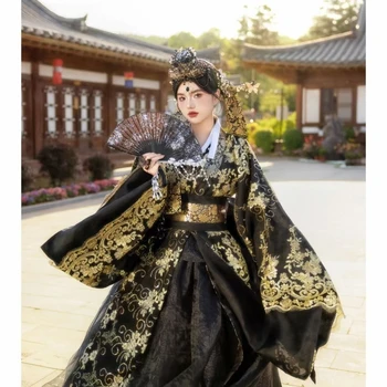 Hanbok Traditsiooniline Etapp Tantsu-korea Kleit Moderniseeritud Paranenud korea Kohus rahvuslik Tants Cosplay Pulm Kleidid 한복