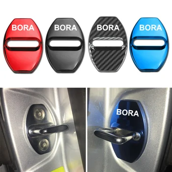 Auto Door Lock Kaitsva Katte Uus VW BORA Logo 2016-2020 2019 2018 2017 Roostevabast Terasest Anti-rooste Lukk Juhul Tarvikud