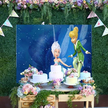CartoonMysterious Maailma Glitter Fotograafia Taustaks Disney Käpard Bell Printsess Happy Birthday Party Dekoratsioon Taust