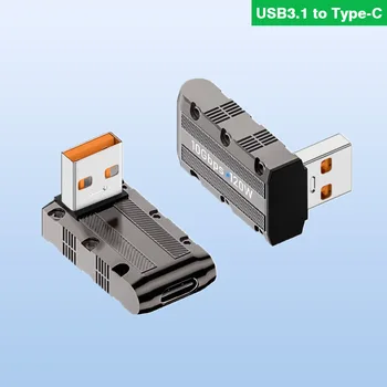 Tsingi Sulam Adapter USB-Mees Teisenduse Tüüp-c Naissoost Masin 120w Super Kiire Laadimine Küberpunk Stiilis USB3.1. TÜÜP-C Adapter