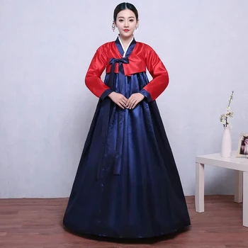 Traditsioonilise korea Riided Hanbok Kleit Naistele Vana Palee Rüü V-kaelus on Riikide tulemused Kimono Yukata Asien Stiil