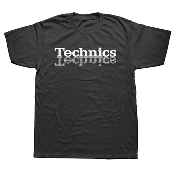 Technics Dj Turntable Muusika, House, Techno Elektroonilise Hip-Hop T-Särgid Graafiline Streetwear Lühikesed Varrukad Sünnipäeva Kingitused T-särk