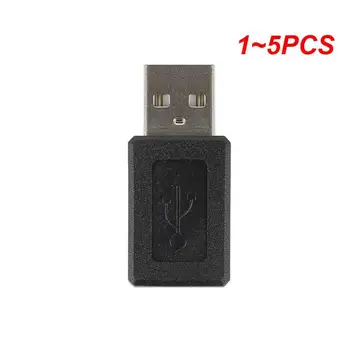 1~5TK Hulgi Uus Must USB 2.0 mees ja naine Mini-USB-B, 5-pin Emane Pistik Kaabli Adapter Connector Parima Hinnaga