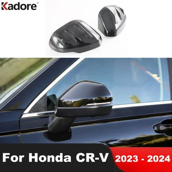 Honda CRV CR-V 2023 2024 süsinikkiust Rearview Mirror Cover Sisekujundus Ukse Pool Välispeeglid ühise Põllumajanduspoliitika Hõlmab Overlay Auto Tarvikud