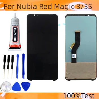 Algne Jaoks ZTE Nubia Punane Magic 3 LCD Ekraan Puutetundlik Digitizer Assamblee Nubia Punane Magic 3S LCD NX629J_V1S Ekraan