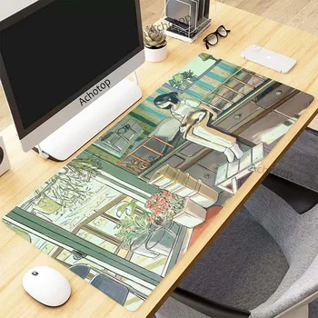 Näide Kunsti Gaming Mousepad Gamer Mousemat Anti-slip Pehme Hiire Matt Desk Pad XXXL Mouse Pad Klaviatuuri Matt Pc Tapis De Souris