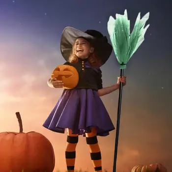 Nõid Luud Halloween Broomstick Teenetemärgi Nõid Cosplay Sõidavad Rekvisiidid Kostüüm Tarvikud Lapsed Teeselda Mängida Soosib Tarvikud