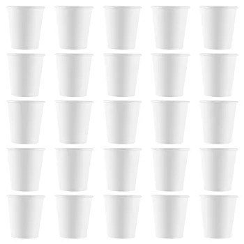 Valge Paber Cups, Väike Ühekordselt Vannituba, Espresso, Suuvesi Tassi Dispenser, Ühekordsed nõud, (100 Pack) 3Oz