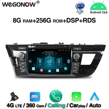 360 DSP Android 13.0 Toyota LEVIN 2013 2014 2015 8G RAM 256G ROM, 8 core Auto DVD-Mängija, Wifi Bluetooth5.0 RDS RAADIO GPS kaart