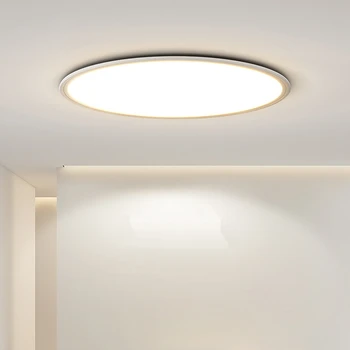 Põhjamaade Lihtne Valge Lae Lamp Kaasaegne Läige LED Ülemmäära Valgus, Elu-Söögituba, Tuba Decor Magamistoaga Led sisevalgustus