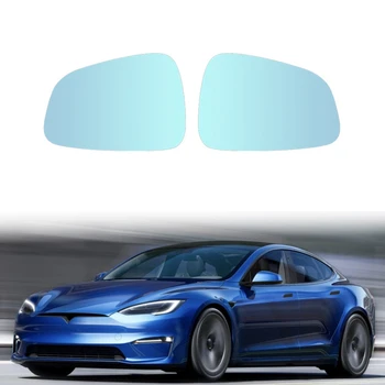 UUS-Esi Vasak Parem Anti-Fog Tahavaatepeegli Objektiivi Klaas Tesla Model S Rearview Mirror