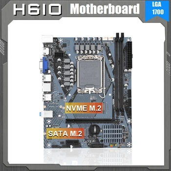 H610M PCB Emaplaadi H610M R200 LGA1700 2XDDR4 Slots Kuni 64G M. 2 Nvme PCI-E5.0 X16 Jaoks 12/13 Põlvkonna PROTSESSOR