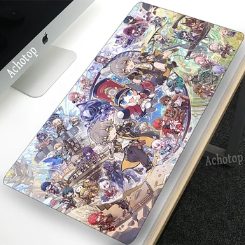 Suur Anime Gamer Mousepad Manga Armas Mouse Pad Arvuti Mängude Tarvikud Honkai Star Raudtee Linikud Sülearvuti Pehme Laua Mat