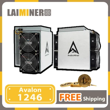 Uus AvalonMiner 1246 85T 87T 90./S 3420w Toide BTC BTH Bitcoin Kaevandamise Masin Asic Blockchain Kaevurid