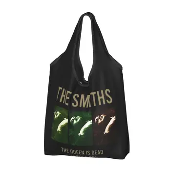 Korduvkasutatavad The Smiths Rock ostukott Toiduaineid Kokkupandav Kuninganna On Surnud Toidukaubakotte Kotid Pestav Suur Tassima Kotid