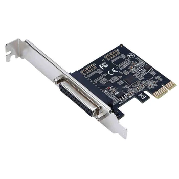 1 TK Kõrge Kvaliteedi paralleelpordi DB25 25Pin Pcie Ärkaja Kaardi LPT Printeri PCI-E Express Kaardi Adapter Converter