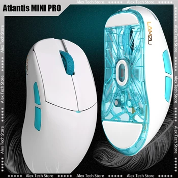 51g Kerge Lamzu Atlantis Mini Pro Wireless Gaming Mouse(4k Comptatible) Dual Modes Traadiga/traadita Office Gamer Esport Kingitus