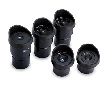 5X 10X 15X 20X Binokli Stereo Mikroskoop Okulaari Wide Angle Eye Klaas Silma Läätse 30.5 mm Mount w Kummist Eye cup Guard Lab