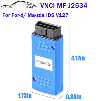 VNCI MF J2534 ford ja mazda scanner tool, tugi-ID v129 eespool versioon ja online funktsioon, toetab HondaToyota OTSEKORRALDUSTE tarkvara