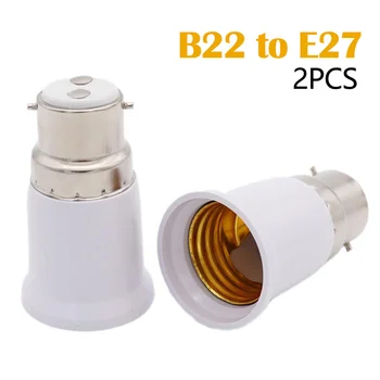 2tk Lamp Adapter Tääk B22, Et Edison Kruvi E27 Lamp Converter Omanik Light Adapter Lamp Omanik Valgustus Osad
