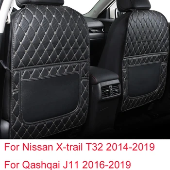Auto Istme seljatoe rida anti lööd pad kabuur Kunstlik Nahk Nissan X-trail T32 2014-2019/Qashqai J11 2016-2019