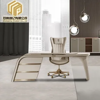 Lihtne, kaasaegne laud home fashion arvuti desk disainer villa kerge luksuslik hotell laud