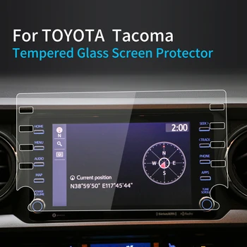 Toyota Tacoma Screen Protector 2023 Konsooli Karastatud Klaasist Kaitsekile Navigator Kaitse Auto Tarvikud