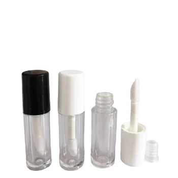 Mini 1.3 ML Tühi huuleläige, Torud Ring Must Valge Selge Meik 50 tk Konteiner Proovi Kosmeetika huuleläige Mahutid